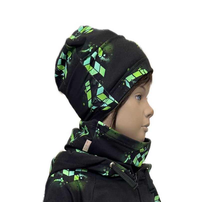 Dětská čepice, herní únik