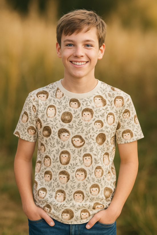 Dětské tričko BAMBUS, ježečci