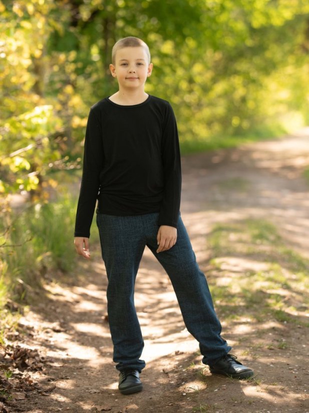 Detské nohavice WOW, modrý jeans