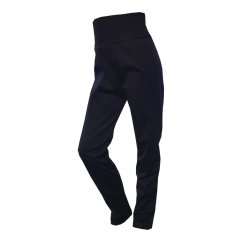 Dětské softshellové leginy s fleecem, černá klasika