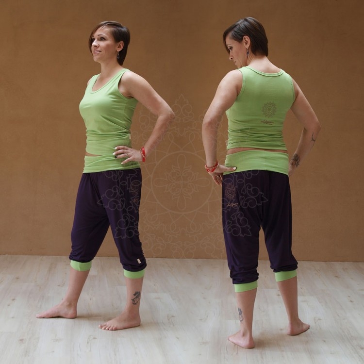 Dámský nátělník klasik SATYAM limet (Velikost XS dámské)