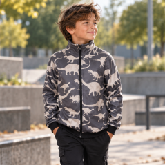 Detská mikina na zips Fleece, prehistoria