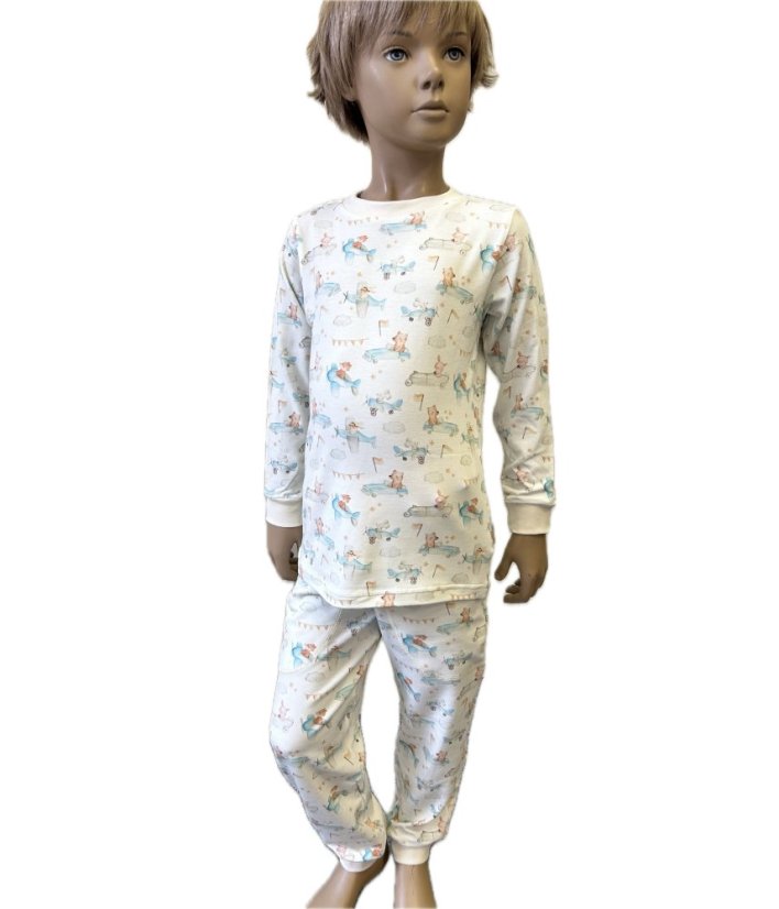 Dětské pyžamo BAMBUS, medvídci na výletě