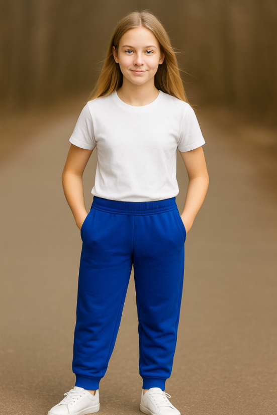 Dětské tepláky do manžety lehké