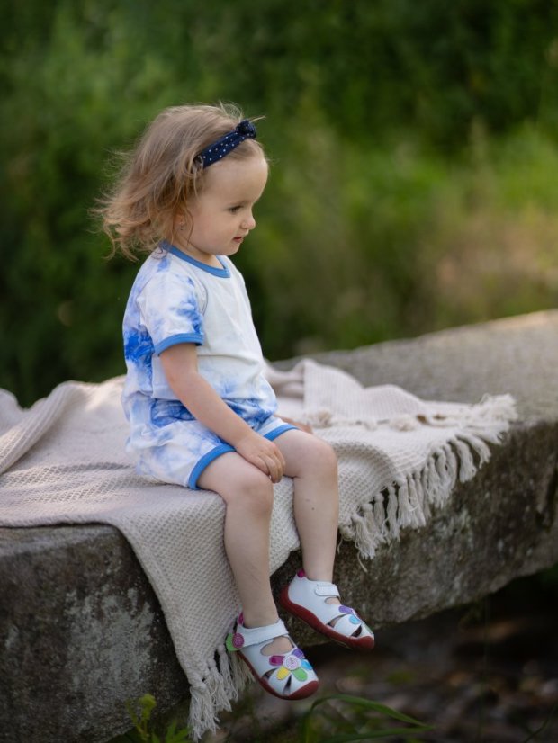 Detský letný overal BAMBUS, batika