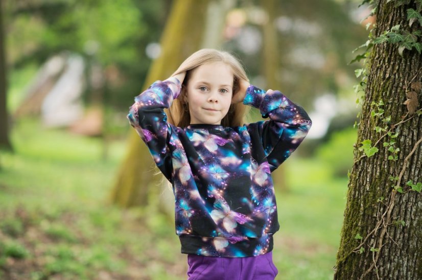 Dětská mikina HIP, kouzelní motýlci