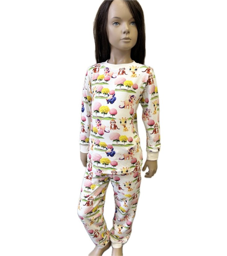 Dětské pyžamo BAMBUS, veselá zvířátka