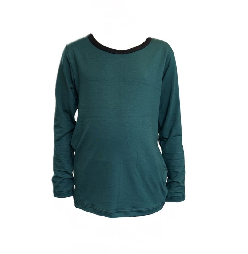 Dětské pyžamo BAMBUS DARK GREEN