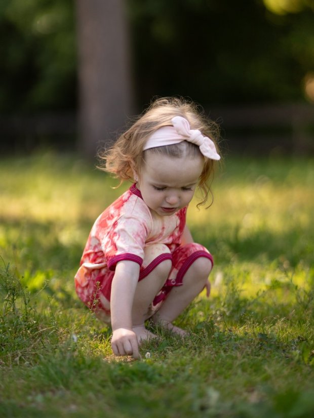 Detský letný overal BAMBUS, batika