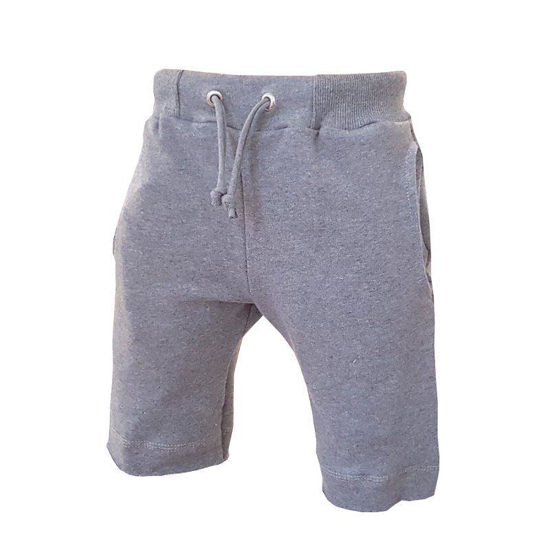 Pánské kraťasy po kolena WOW šedý melír (Velikost XXXL pánské)